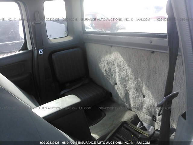 1N6DD26S6WC381531 - 1998 NISSAN FRONTIER KING CAB XE/KING CAB SE WHITE photo 8