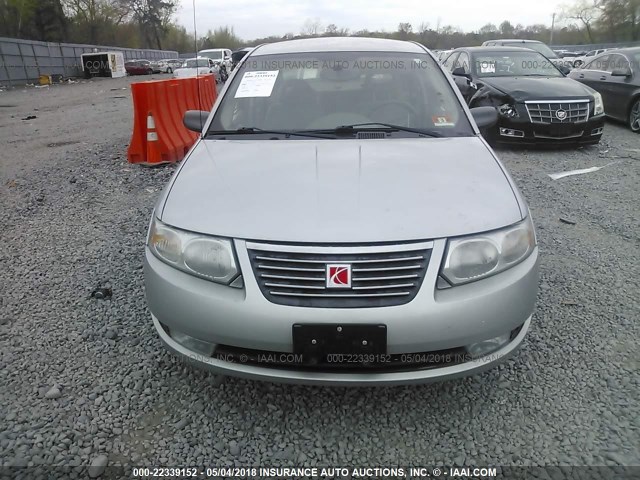 1G8AL58F67Z150020 - 2007 SATURN ION LEVEL 3 SILVER photo 6