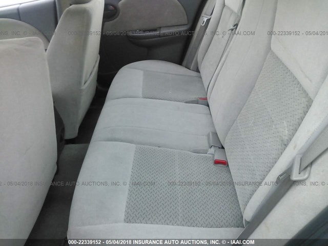 1G8AL58F67Z150020 - 2007 SATURN ION LEVEL 3 SILVER photo 8