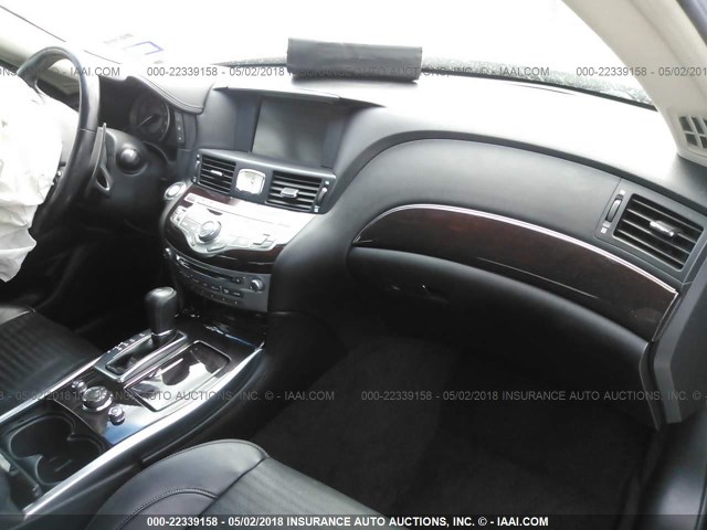 JN1BY1AP7BM324645 - 2011 INFINITI M37 BLACK photo 5