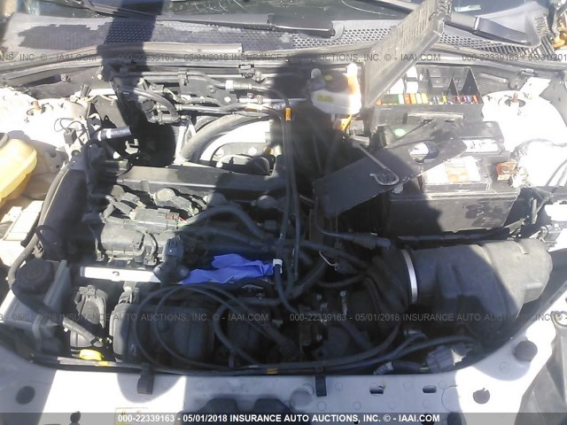 1FAHP34N47W231826 - 2007 FORD FOCUS ZX4/S/SE/SES 银色 照片 10