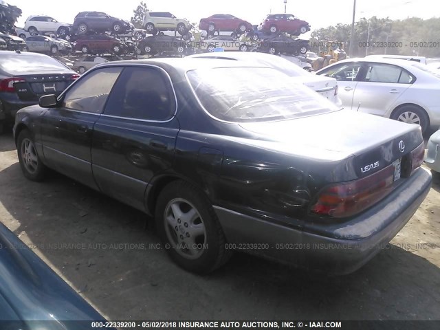 JT8VK13T2P0227484 - 1993 LEXUS ES 300 GREEN photo 3