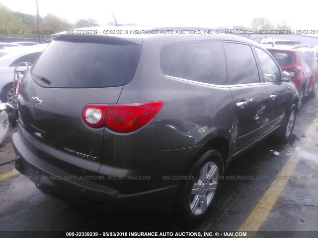 1GNEV23D69S133243 - 2009 CHEVROLET TRAVERSE LT BROWN photo 4