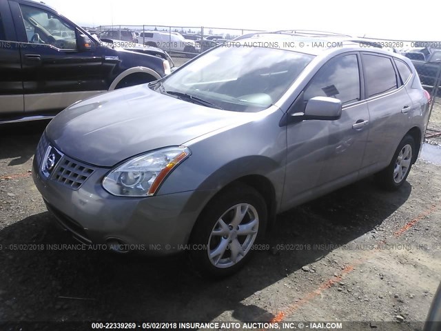 JN8AS58V88W108147 - 2008 NISSAN ROGUE S/SL GRAY photo 2