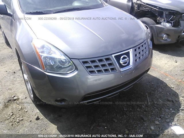 JN8AS58V88W108147 - 2008 NISSAN ROGUE S/SL GRAY photo 6