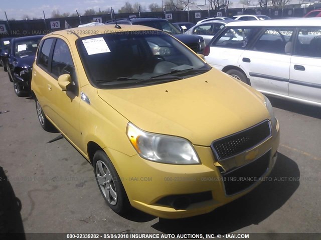 KL1TD66E99B621821 - 2009 CHEVROLET AVEO LS/LT 黄色 照片 1