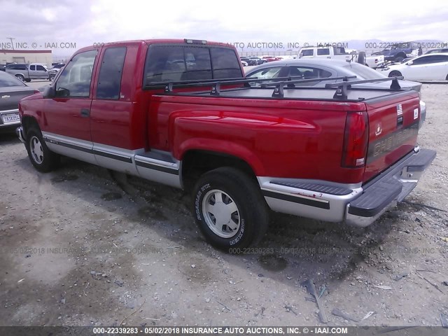 2GCEC19M8V1284675 - 1997 CHEVROLET C1500 C1500 RED photo 3