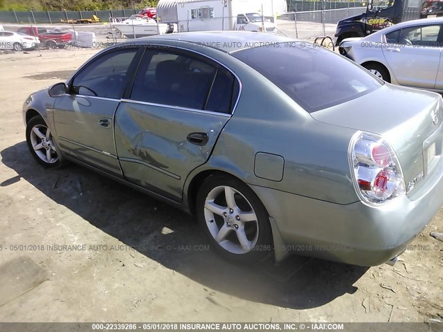 1N4BL11D65C100509 - 2005 NISSAN ALTIMA SE/SL/SE-R GREEN photo 3