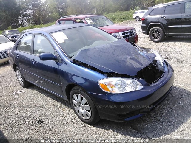 JTDBR32E030019306 - 2003 TOYOTA COROLLA CE/LE BLUE photo 1