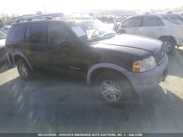 1FMDU72E02UA69351 - 2002 FORD EXPLORER XLS BLACK photo 1