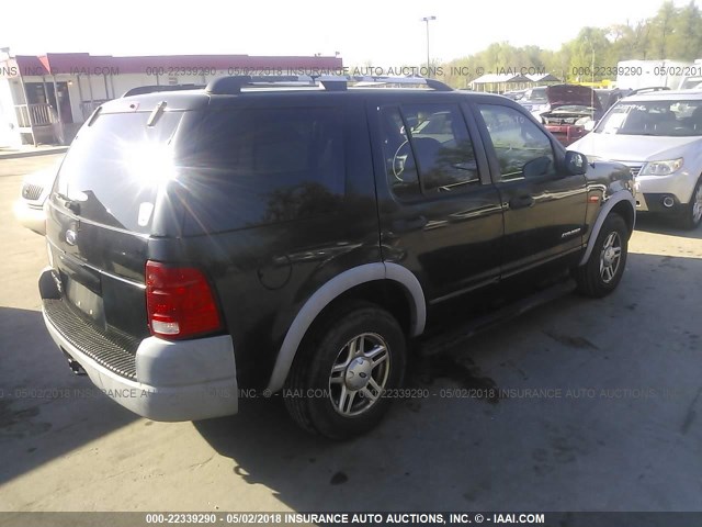 1FMDU72E02UA69351 - 2002 FORD EXPLORER XLS BLACK photo 4