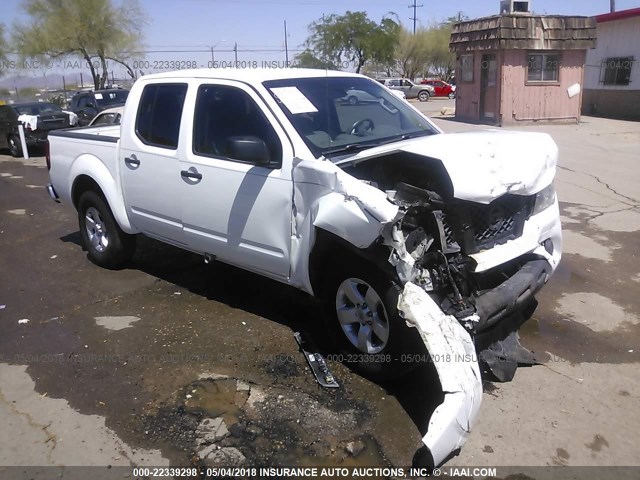 1N6AD0ER5CC402919 - 2012 NISSAN FRONTIER S/SV/SL/PRO-4X WHITE photo 1