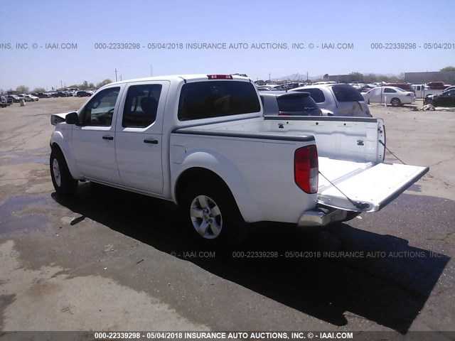 1N6AD0ER5CC402919 - 2012 NISSAN FRONTIER S/SV/SL/PRO-4X WHITE photo 3