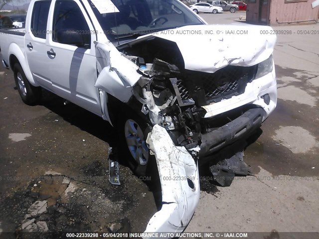 1N6AD0ER5CC402919 - 2012 NISSAN FRONTIER S/SV/SL/PRO-4X WHITE photo 6