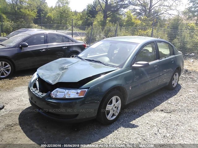 1G8AJ55F07Z120523 - 2007 SATURN ION LEVEL 2 TEAL photo 2