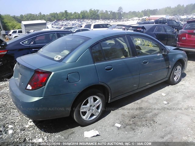 1G8AJ55F07Z120523 - 2007 SATURN ION LEVEL 2 TEAL photo 4