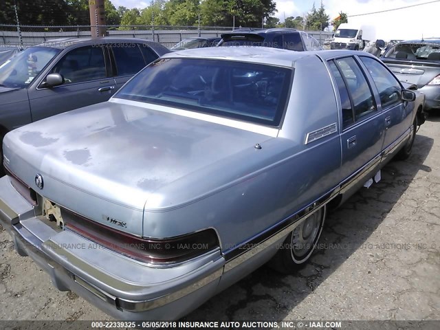 1G4BN52P0RR437146 - 1994 BUICK ROADMASTER BLUE photo 4