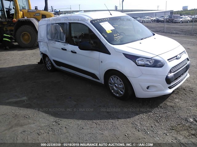 NM0LS7F78E1169914 - 2014 FORD TRANSIT CONNECT XLT WHITE photo 1