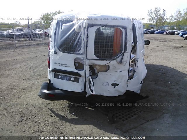 NM0LS7F78E1169914 - 2014 FORD TRANSIT CONNECT XLT WHITE photo 6