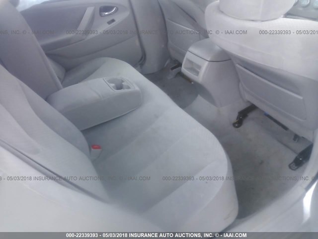 4T1BE46K17U629498 - 2007 TOYOTA CAMRY NEW GENERAT CE/LE/XLE/SE SILVER photo 8