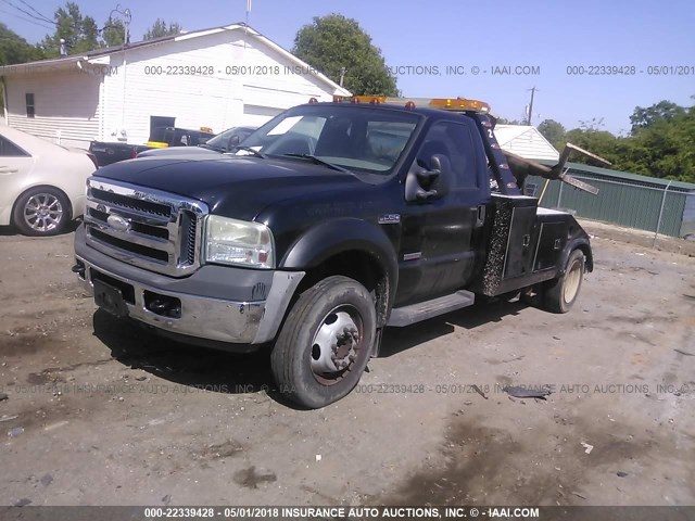 1FDAF56P87EA26116 - 2007 FORD F550 SUPER DUTY 黑色 照片 2