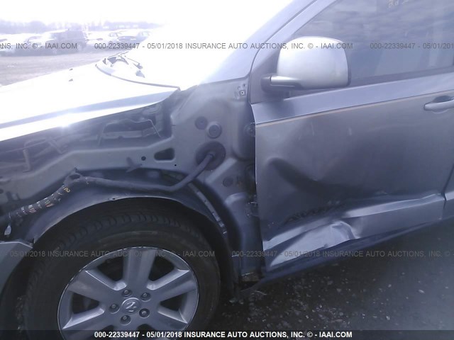 3D4GH57V19T556231 - 2009 DODGE JOURNEY SXT GRAY photo 6