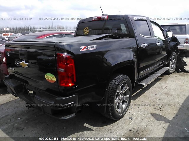 1GCGSCE38F1189027 - 2015 CHEVROLET COLORADO Z71 BLACK photo 4