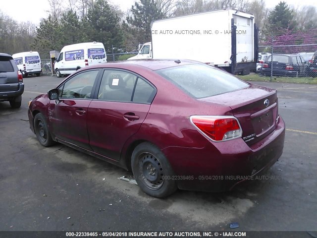 JF1GJAA6XEG005022 - 2014 SUBARU IMPREZA RED photo 3