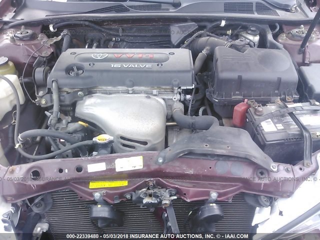 4T1BE32K24U328363 - 2004 TOYOTA CAMRY LE/XLE/SE Qırmızı foto 10