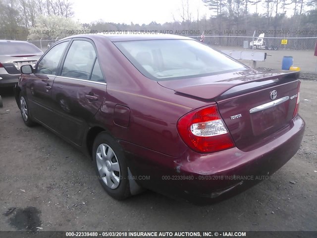 4T1BE32K24U328363 - 2004 TOYOTA CAMRY LE/XLE/SE Qırmızı foto 3