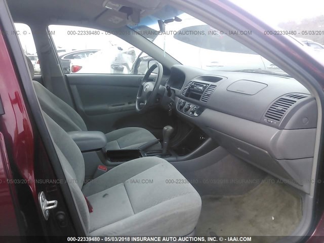 4T1BE32K24U328363 - 2004 TOYOTA CAMRY LE/XLE/SE Qırmızı foto 5