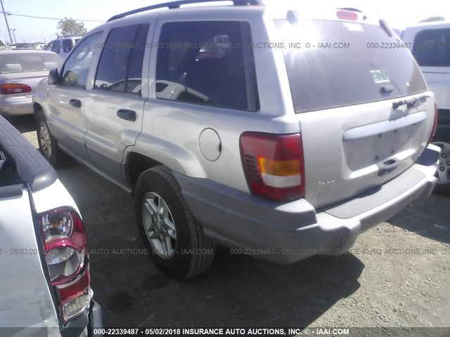 1J4GW48SX4C306146 - 2004 JEEP GRAND CHEROKEE LAREDO/COLUMBIA/FREEDOM 银色 照片 3