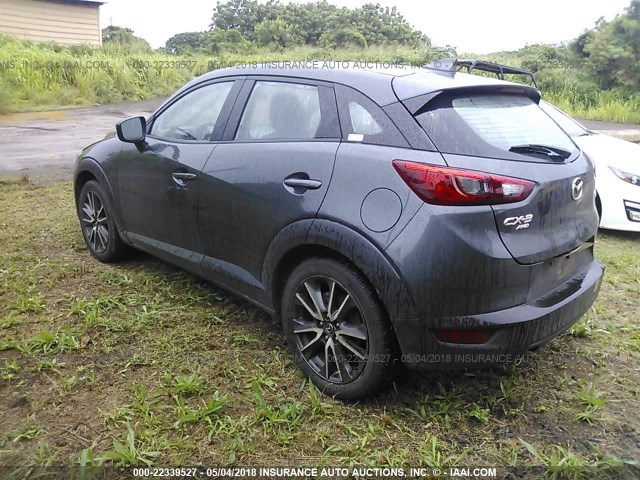 JM1DKFC74H0174902 - 2017 MAZDA CX-3 TOURING GRAY photo 3