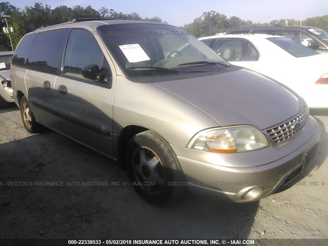 2FMZA51442BA91595 - 2002 FORD WINDSTAR LX TAN photo 1