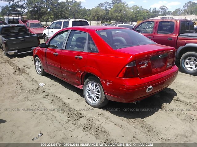 1FAFP34N57W330114 - 2007 FORD FOCUS ZX4/S/SE/SES 红色 照片 3