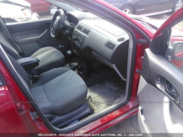 1FAFP34N57W330114 - 2007 FORD FOCUS ZX4/S/SE/SES 红色 照片 5