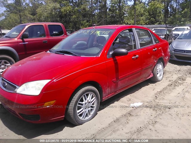 1FAFP34N57W330114 - 2007 FORD FOCUS ZX4/S/SE/SES RED photo 6