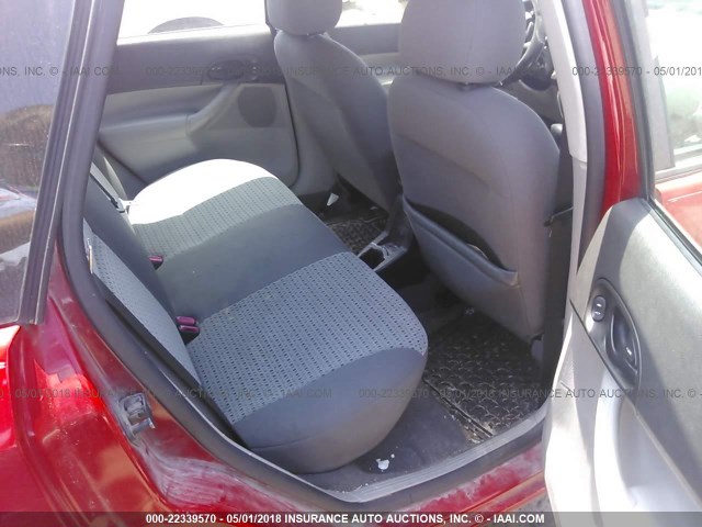1FAFP34N57W330114 - 2007 FORD FOCUS ZX4/S/SE/SES 红色 照片 8