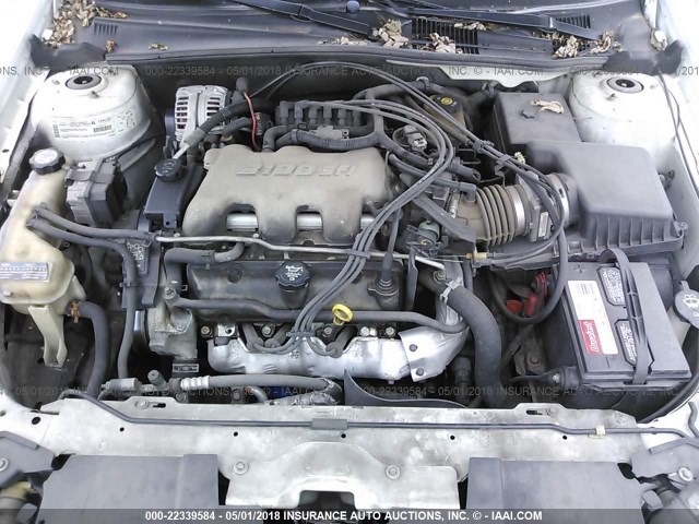 1G1ND52J63M699461 - 2003 CHEVROLET MALIBU WHITE photo 10