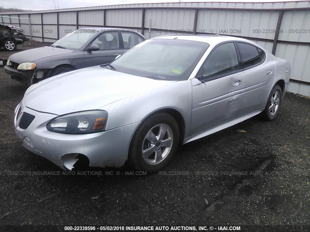 2G2WS522551176400 - 2005 PONTIAC GRAND PRIX GT SILVER photo 2