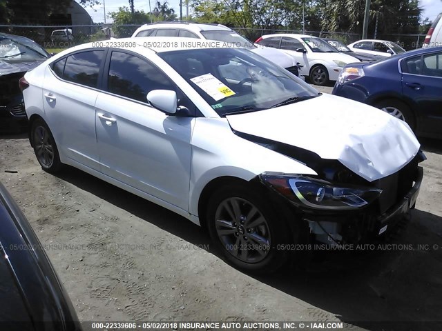 5NPD84LF5HH023967 - 2017 HYUNDAI ELANTRA SE/VALUE/LIMITED WHITE photo 1