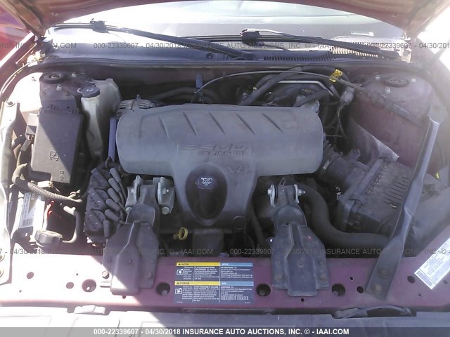 2G2WP552461140101 - 2006 PONTIAC GRAND PRIX მუქწითელი ფოტო 10