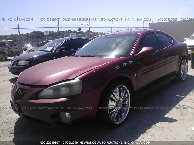 2G2WP552461140101 - 2006 PONTIAC GRAND PRIX მუქწითელი ფოტო 2