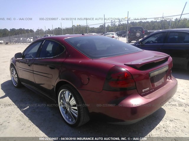 2G2WP552461140101 - 2006 PONTIAC GRAND PRIX მუქწითელი ფოტო 3