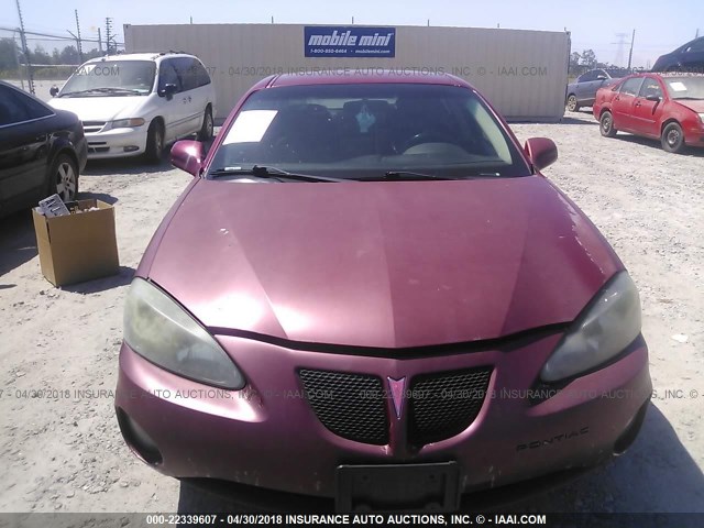 2G2WP552461140101 - 2006 PONTIAC GRAND PRIX მუქწითელი ფოტო 6