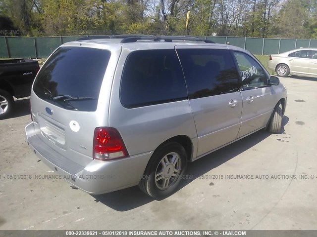 2FMDA52294BA05997 - 2004 FORD FREESTAR SEL SILVER photo 4