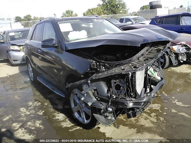 4JGDA5JB5HA966292 - 2017 MERCEDES-BENZ GLE 350 BLACK photo 1