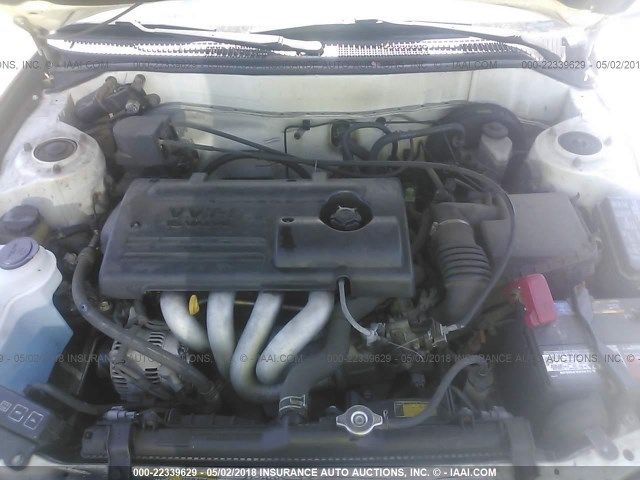2T1BR12E4YC355011 - 2000 TOYOTA COROLLA VE/CE/LE 白色 照片 10