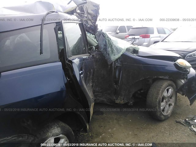 2T1KR32E15C371626 - 2005 TOYOTA COROLLA MATRIX XR BLUE photo 6