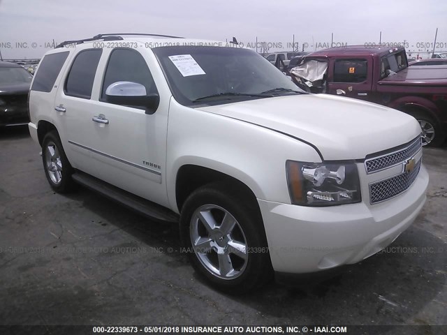 1GNSCCE03BR133433 - 2011 CHEVROLET TAHOE C1500 LTZ WHITE photo 1